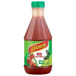 La Victoria Sauce Taco Red Mild Bottle - 15 Oz