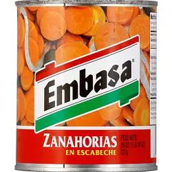 Embasa Carrots In Escabeche Can - 26 Oz
