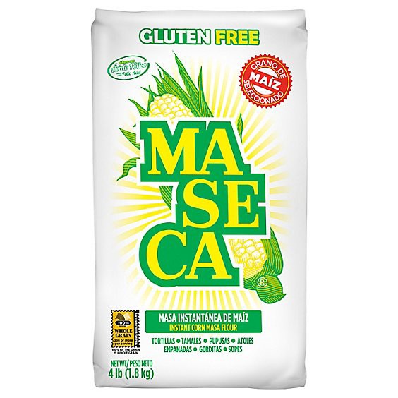 slide 1 of 1, Maseca Corn Masa Flour Instant - 4 Lb, 4 lb