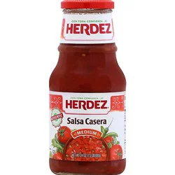 Herdez Salsa Casera Medium Jar - 24 Oz