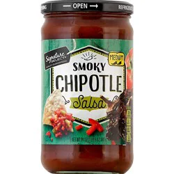 Signature Select Chipotle Salsa Medium Jar - 24 Oz