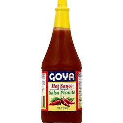 Goya Sauce Hot Salsa Picante Bottle - 12 Fl. Oz.