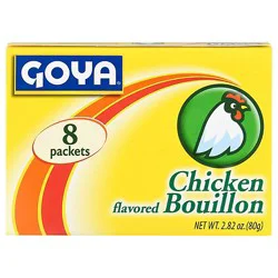 Goya Bouillon Powdered Chicken Flavored Box - 2.82 Oz