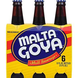 Malta Goya Malt Beverage Non-Alcoholic Bottle - 6-12 Fl. Oz.