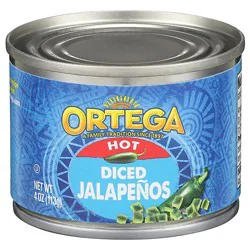 Ortega Jalapenos Diced Hot Can - 4 Oz