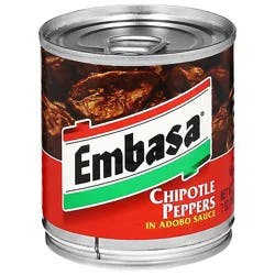 Embasa Peppers Chipotle In Adobo Sauce Can - 7 Oz