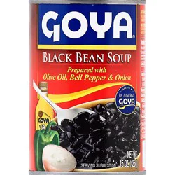 Goya Soup Black Bean Can - 15 Oz