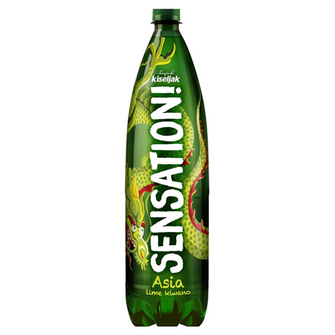 slide 1 of 1, Kiseljak Sensation Lime Beverage, 1.5 liter