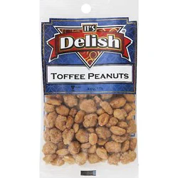 Its Delish Toffee Peanuts - 4 Oz