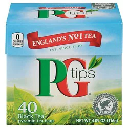 Pg Tips Black Tea - 40 Count