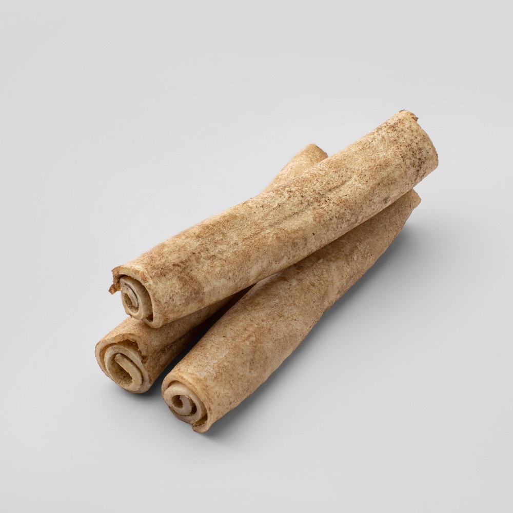 Chicken Flavored Beefhide Chip Rolls Rawhide Dog Treats Boots