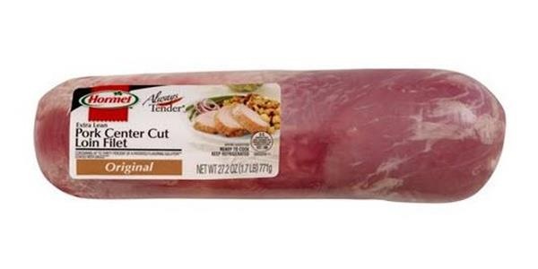 slide 1 of 1, Hormel Pork Center Cut Loin Filet, per lb