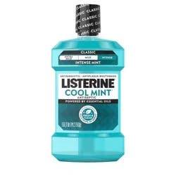 Listerine Antiseptic Intense Mouthwash for Bad Breath - Cool Mint - 1.5L