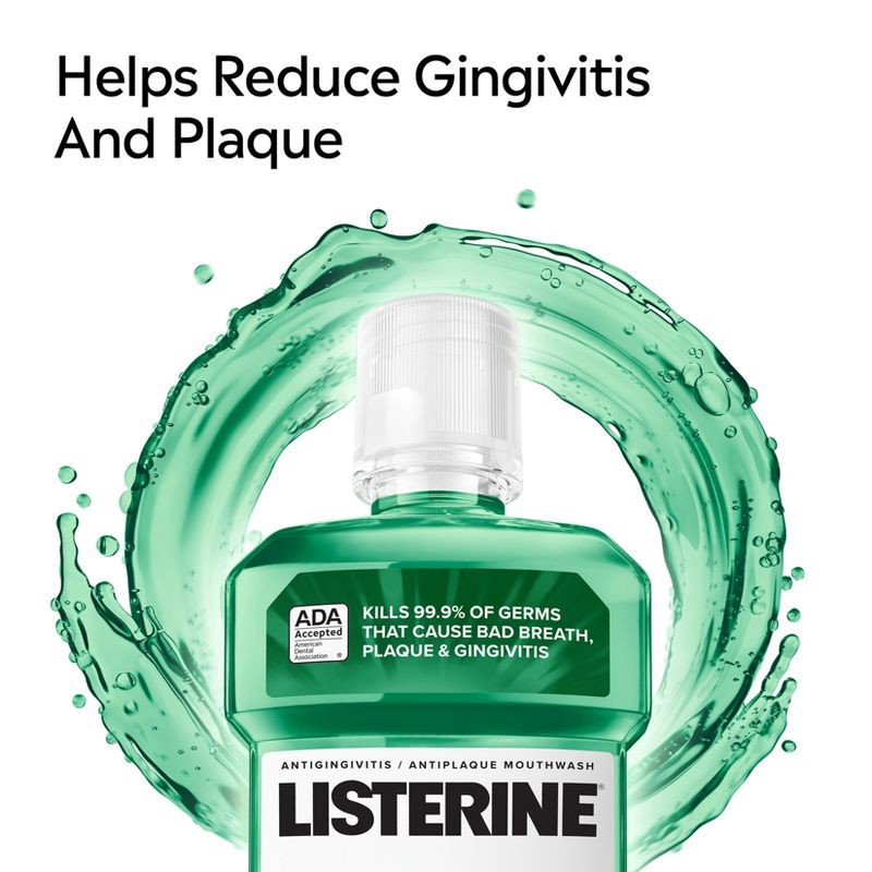 slide 6 of 10, Listerine Antiseptic Mouthwash for Bad Breath Freshburst - 1.5L, 1.5 liter