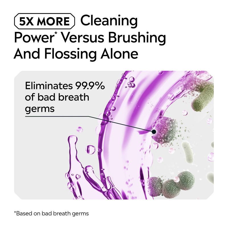 slide 7 of 11, Listerine Total Care Anticavity Fluoride Mouthwash - 1L, 1 liter