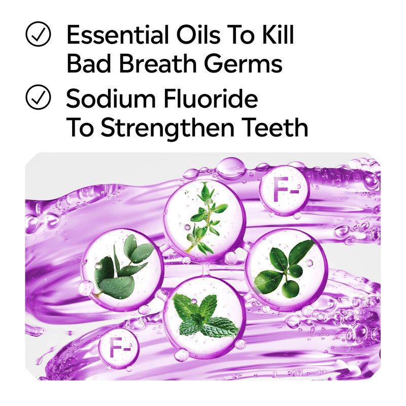 slide 10 of 11, Listerine Total Care Anticavity Fluoride Mouthwash - 1L, 1 liter