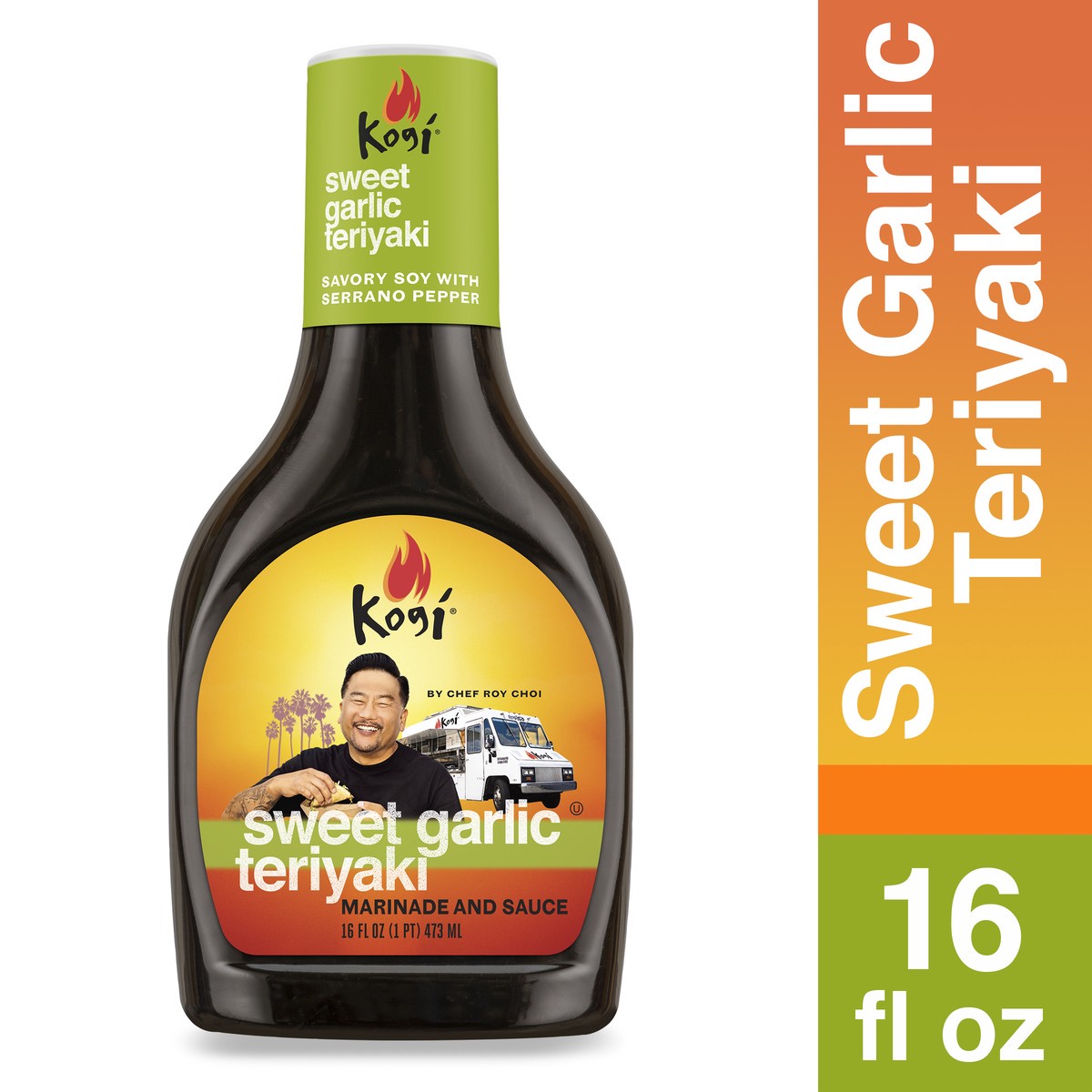 slide 1 of 9, Kogi Sweet Garlic Teriyaki Marinade and Sauce 16 fl oz, 16 fl oz