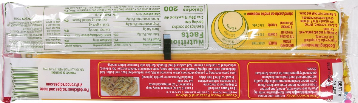 slide 5 of 9, Ronco Vermicelli 16 oz, 16 oz