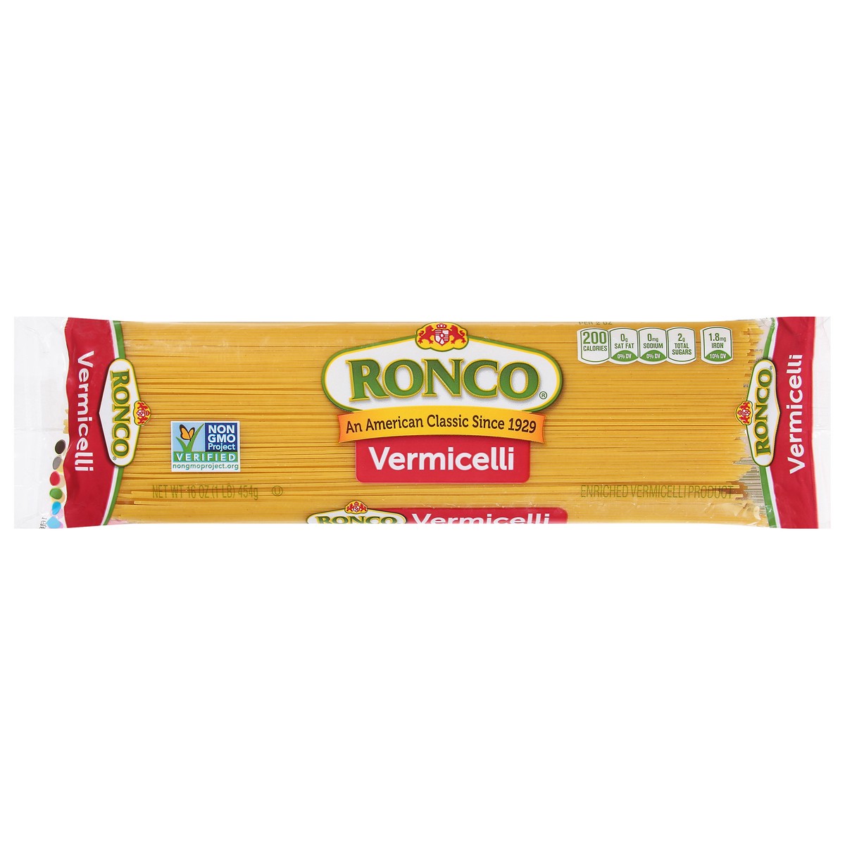 slide 1 of 9, Ronco Vermicelli 16 oz, 16 oz