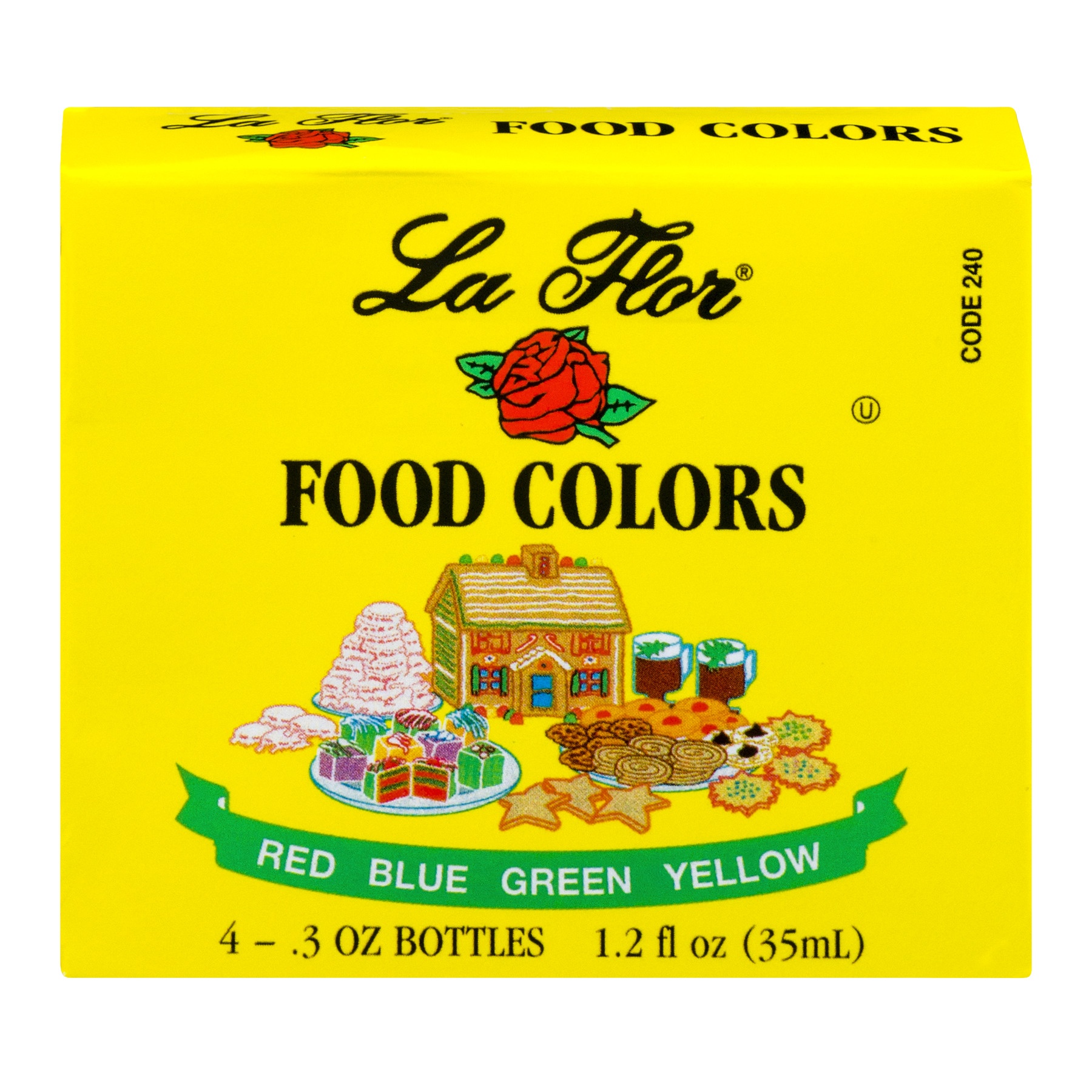 slide 1 of 1, La Flor Food Coloring Kits, 1.2 oz