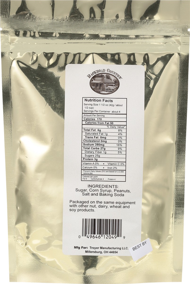 slide 2 of 9, Backroad Country Old Fashioned Peanut Brittle 6 oz, 1 ct