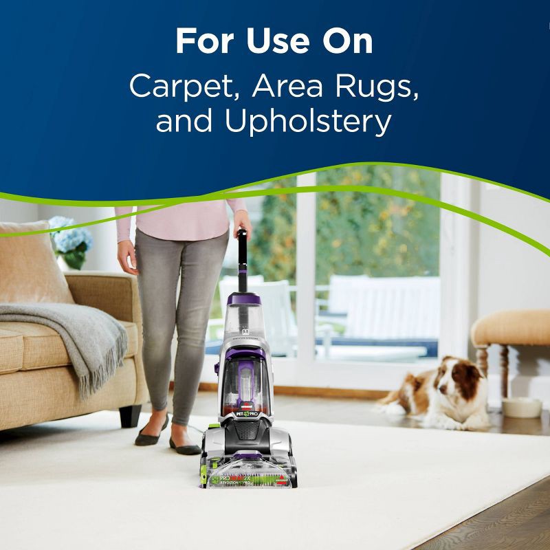 slide 9 of 9, BISSELL 2X Pet Stain & Odor 60oz. Upright Carpet Cleaner Formula - 99K52: Liquid Solution for Carpets & Upholstery, 60 oz