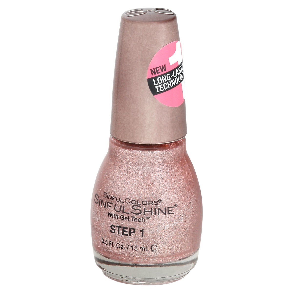 slide 2 of 13, Sinful Colors Sinful Shine Spice 2650 Step 1 Nail Polish with Gel Tech 0.5 fl oz, 0.5 fl oz