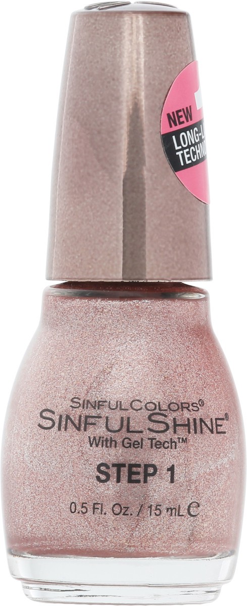 slide 12 of 13, Sinful Colors Sinful Shine Spice 2650 Step 1 Nail Polish with Gel Tech 0.5 fl oz, 0.5 fl oz