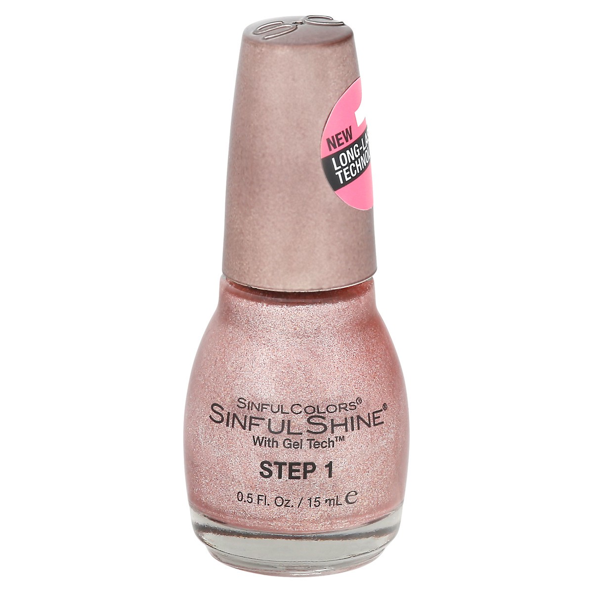 slide 11 of 13, Sinful Colors Sinful Shine Spice 2650 Step 1 Nail Polish with Gel Tech 0.5 fl oz, 0.5 fl oz