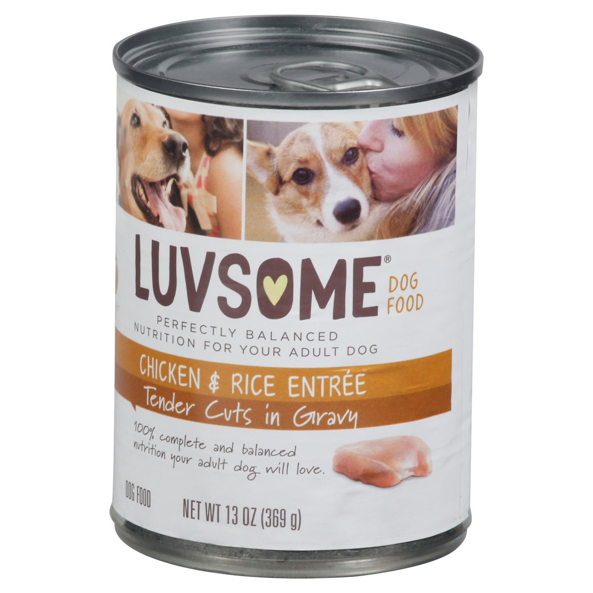 slide 3 of 9, Luvsome Chicken & Rice Entree Dog Food 13 oz, 13 oz