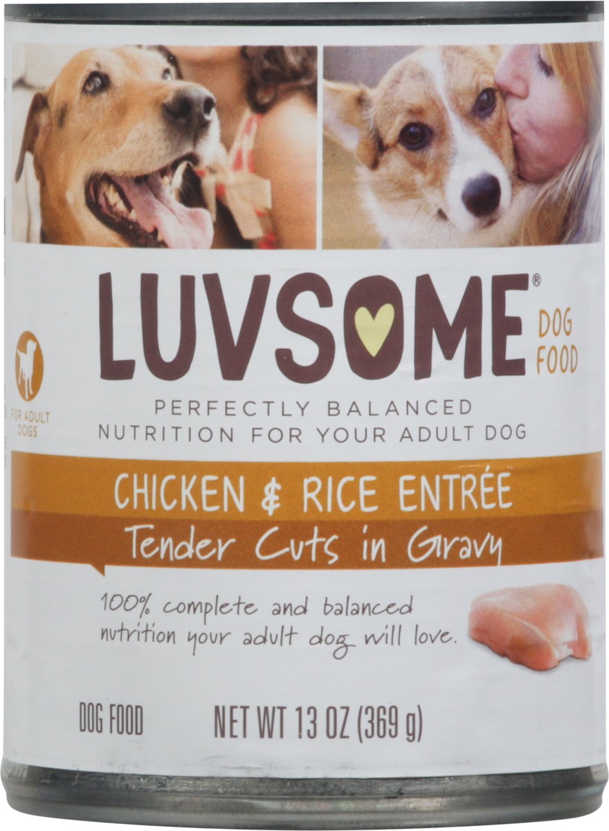 slide 6 of 9, Luvsome Chicken & Rice Entree Dog Food 13 oz, 13 oz