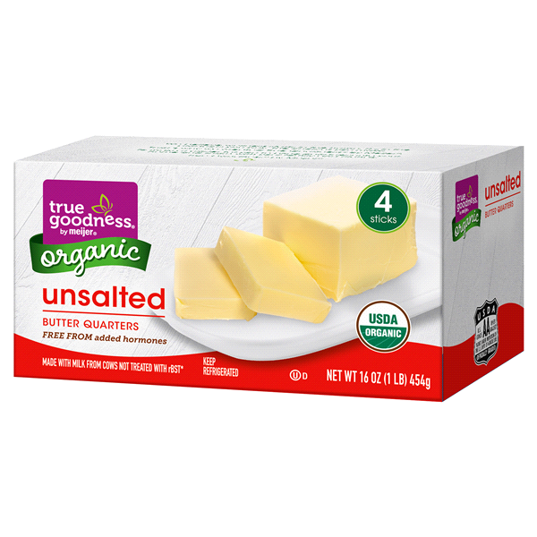 4th & Heart Ghee Unsalted Butter Sticks, 2 ct / 8 oz - Mariano's