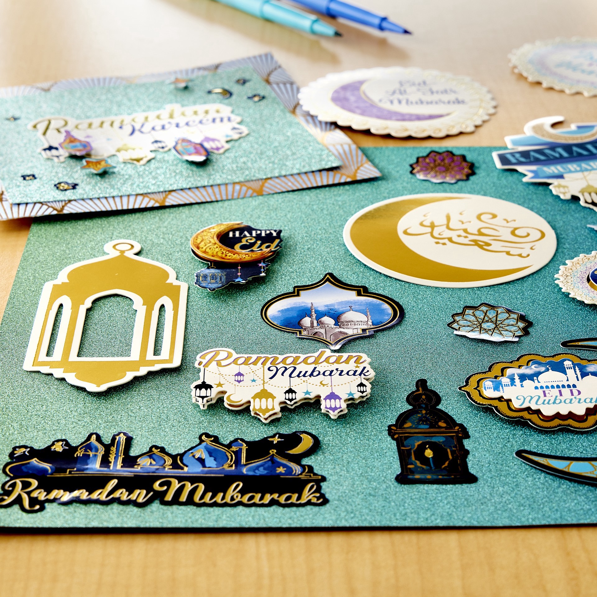 slide 5 of 5, Ramadan Holiday Stickers By Recollections, 3.87 in x 7 in