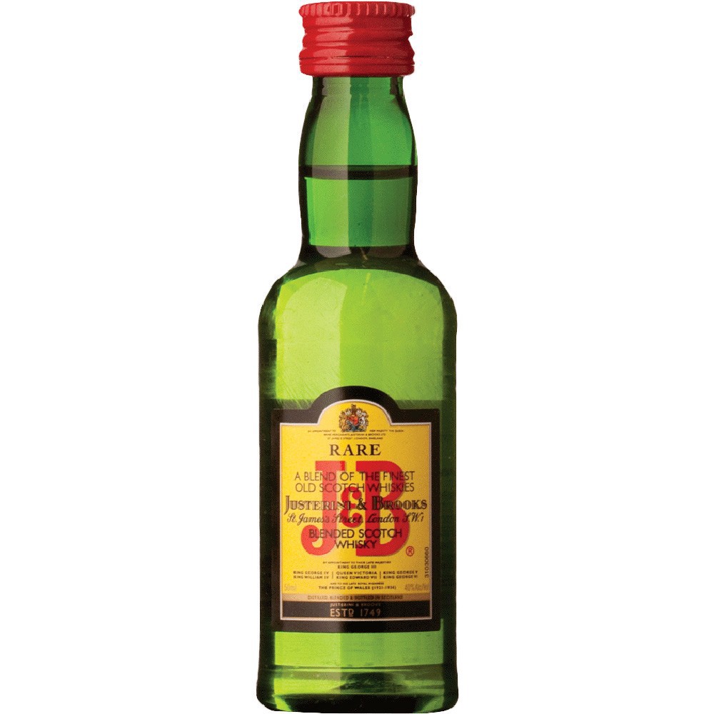 slide 1 of 1, J&B Scotch, 50 ml