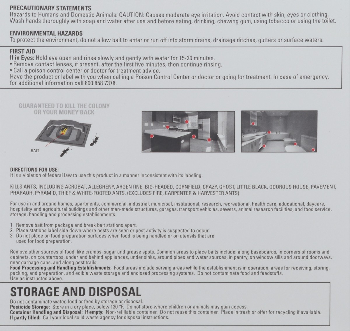 slide 8 of 12, Ortho Home Defense Ant Bait 8 ea, 8 ct