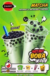 J-Basket Instant Matcha Boba Kit 1 ea
