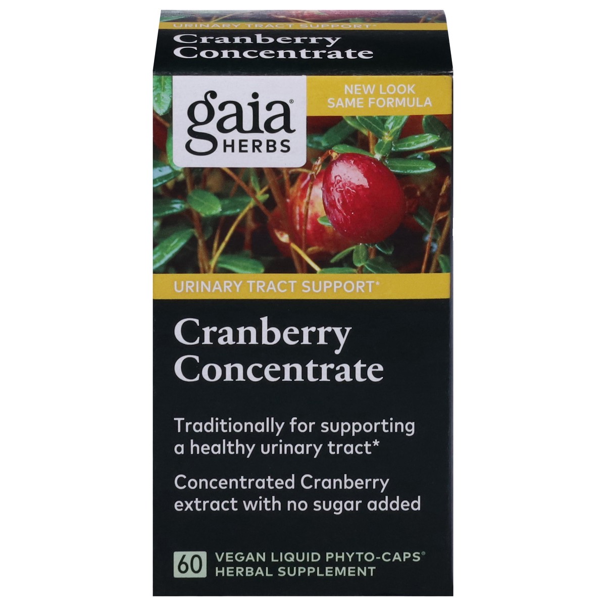 slide 1 of 9, Gaia Herbs Urinary Tract Support Cranberry Concentrate 60 Liquid Phyto-Caps, 60 ct