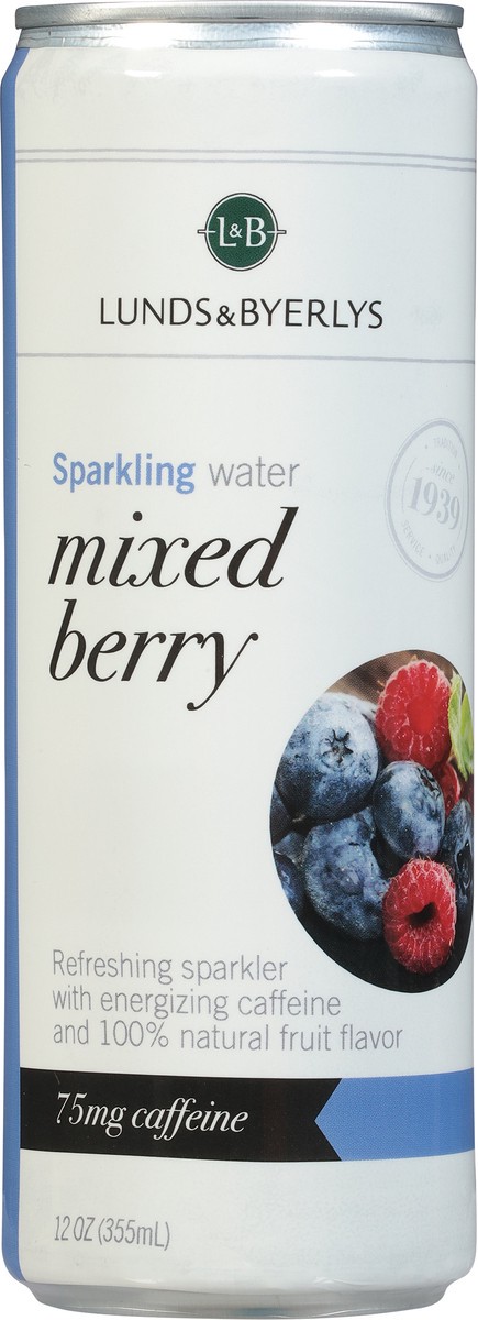 slide 8 of 9, Lunds & Byerlys Mixed Berry Sparkling Water 12 oz, 12 oz