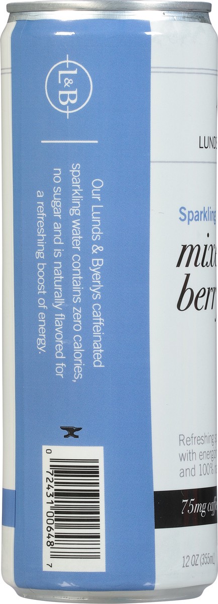 slide 3 of 9, Lunds & Byerlys Mixed Berry Sparkling Water 12 oz, 12 oz