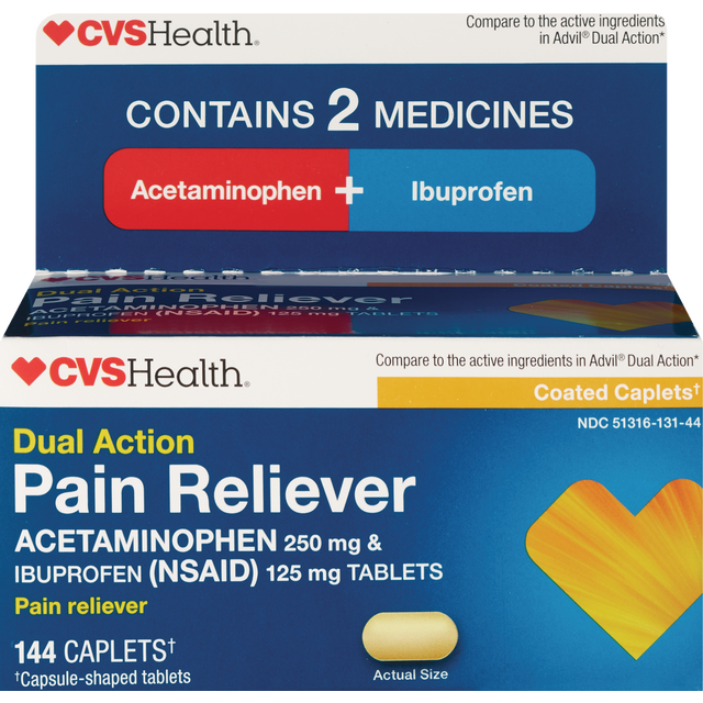 slide 1 of 1, Cvs Health Apap & Ibu Capsules, 144 ct