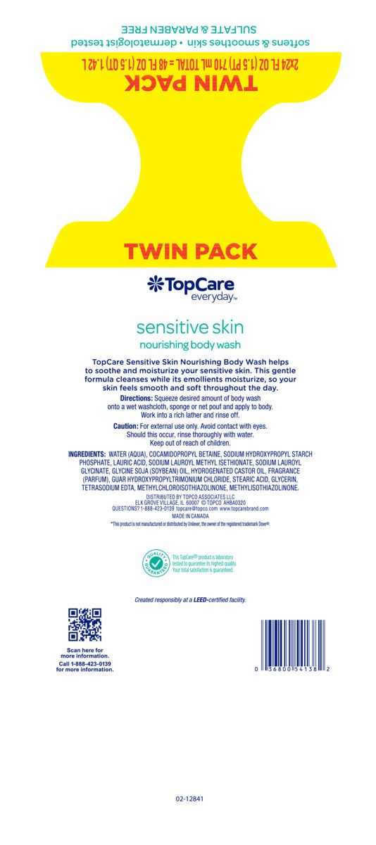 slide 4 of 15, TopCare Everyday Twin Pack Sensitive Skin Nourishing Body Wash 1 ea, 2 ct