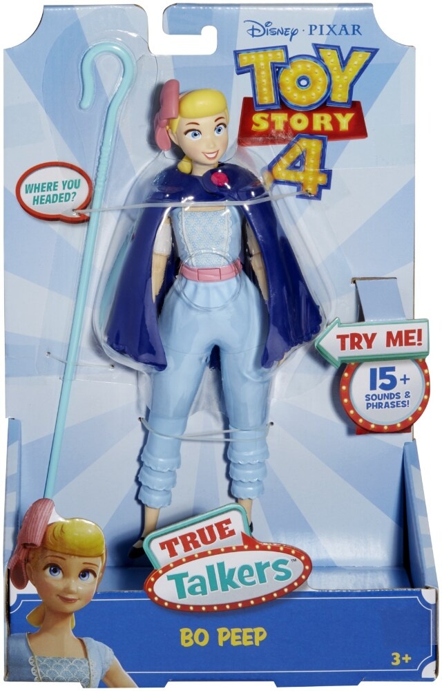 slide 1 of 1, Mattel Disney Pixar Toy Story 4 Bo Peep Talking Figure, 7 in