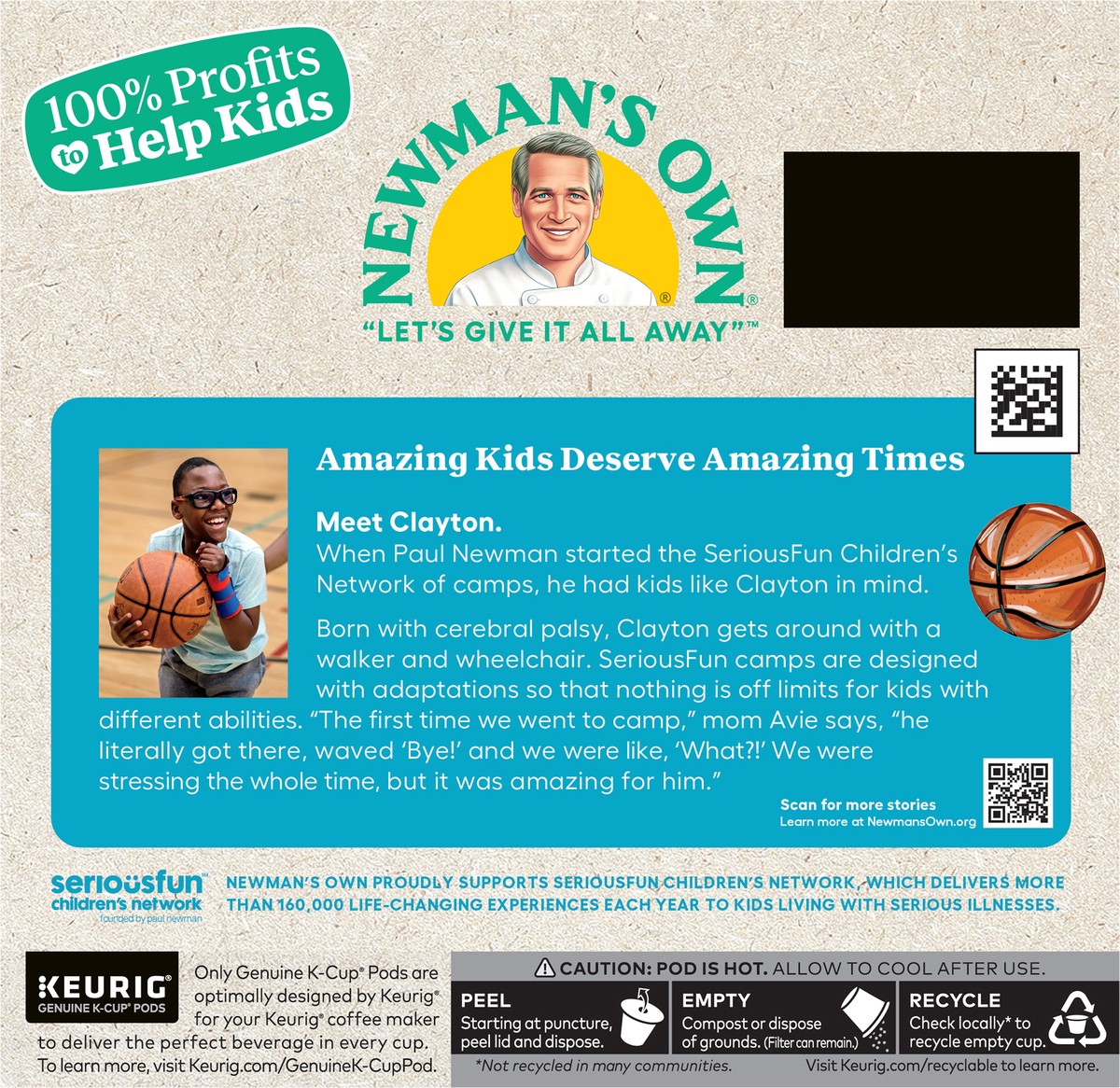 slide 7 of 7, Newman's Own Organics Special Blend Keurig Single-Serve K-Cup Pods, Medium Roast Coffee, 48 Count, 48 ct