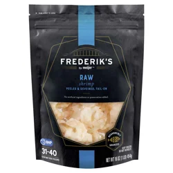 Frederiks by Meijer 31/40 Peeled & Deveined, Tail-Off Raw Shrimp, 16 oz