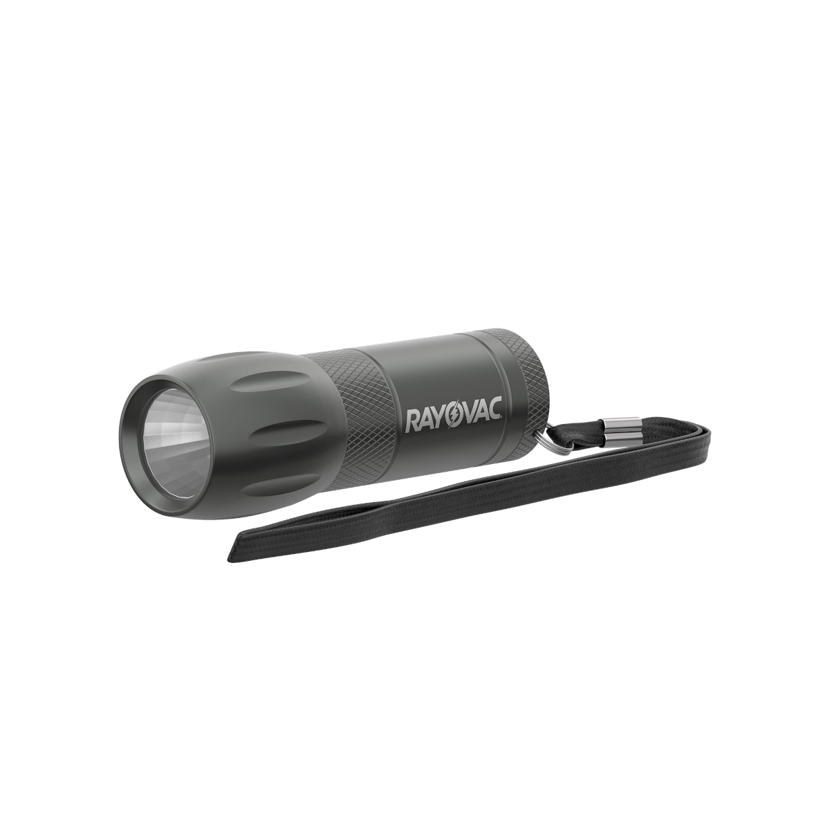 slide 3 of 3, Rayovac Compact Metal LED Flashlight, 80 Lumen, Durable Emergency Light, Batteries Included, 1 ct