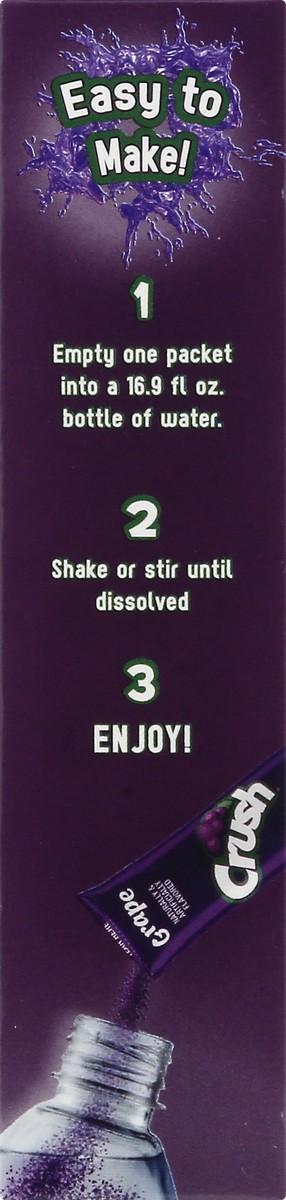 slide 7 of 9, Crush Grape Drink Mix Singles, 0.4 oz