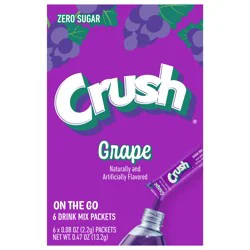 Crush Grape Drink Mix Singles - 0.48 oz