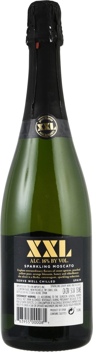 slide 9 of 12, XXL Sparkling Moscato 750 ml, 750 ml