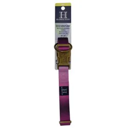 Hamilton Eco Venture Recycled Ombre Adjustable Dog Collar - Raspberry