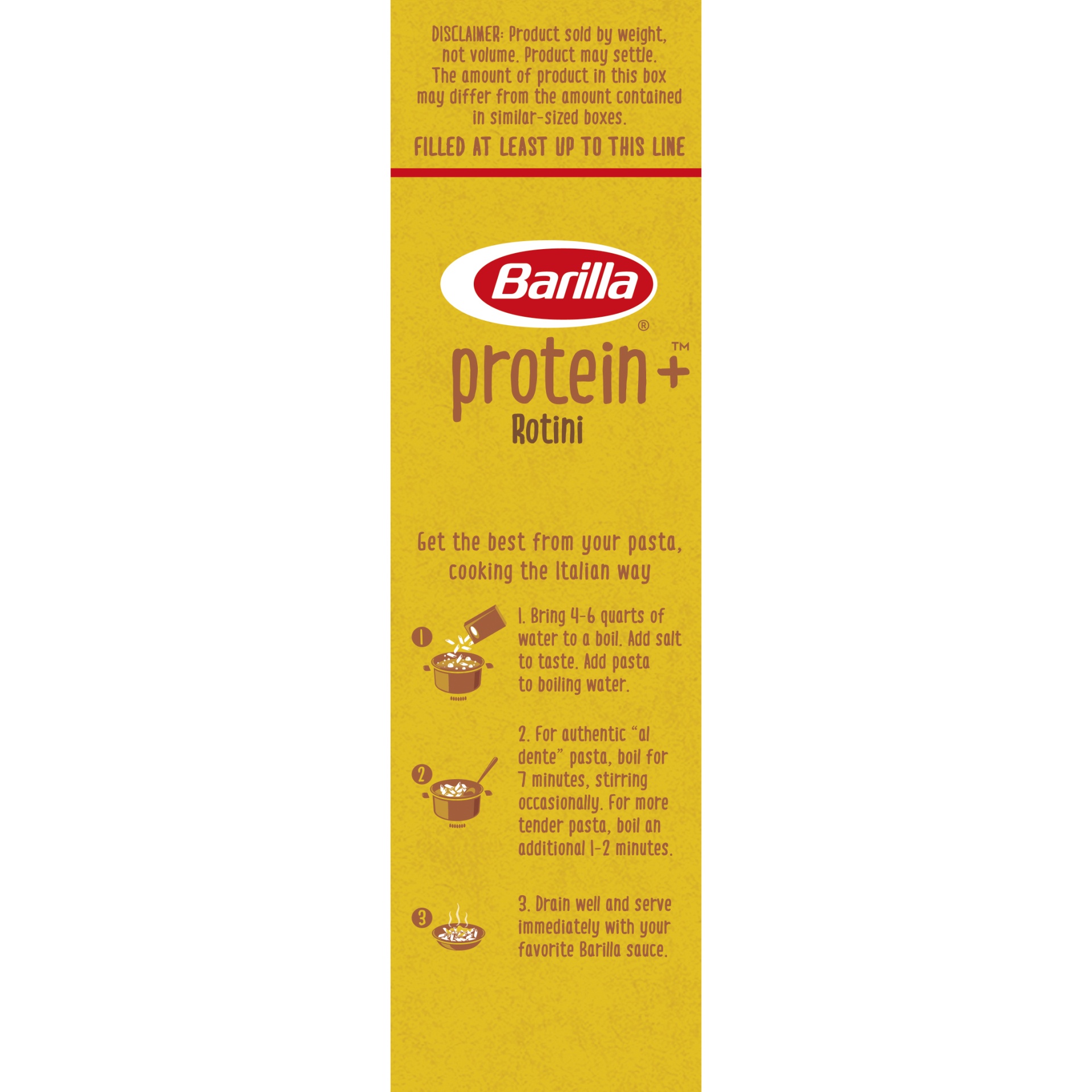 slide 4 of 8, Barilla Protein +™ Rotini Grain & Legume Pasta 14.5 oz. Box, 14.5 oz